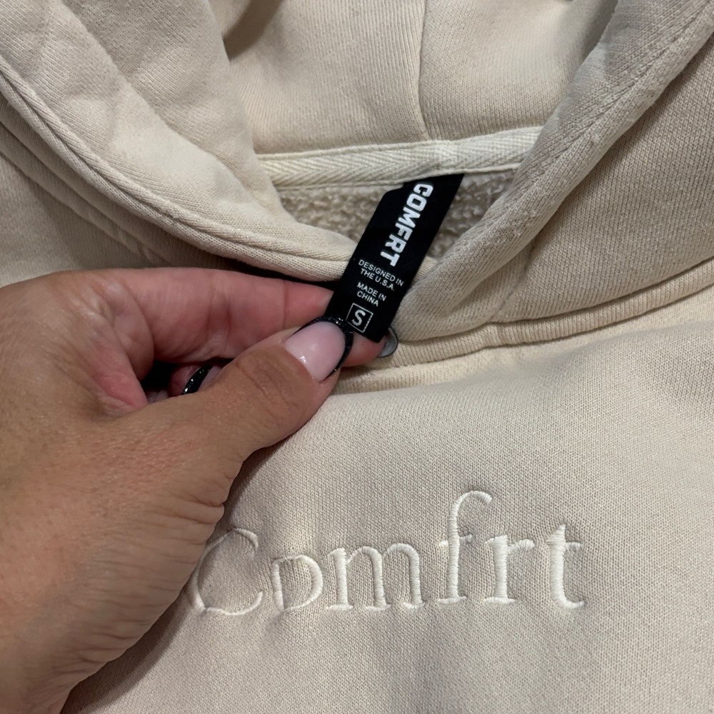 Comfrt Cream Hoodie & Pants- set